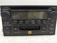 2001-2003 Toyota Sienna Radio AM FM Cd Player Receiver Replacement P/N:86120-08120 AD6805 Fits Fits 2001 2002 2003 OEM Used 