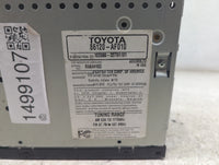 2000-2003 Toyota Solara Radio AM FM Cd Player Receiver Replacement P/N:86120-AF010 122000-3370A101 Fits OEM Used Auto Parts 