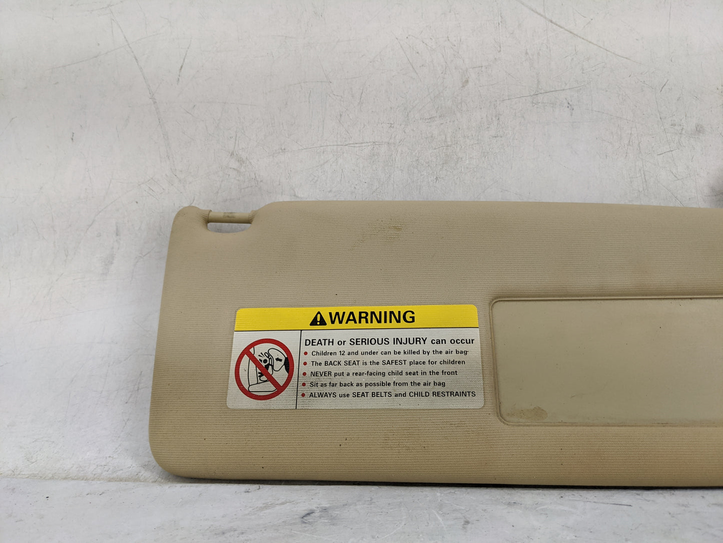 2003-2010 Volkswagen Beetle Sun Visor Shade Replacement Passenger Right Mirror Fits Fits 2003 2004 2005 2006 2007 2008 2009 