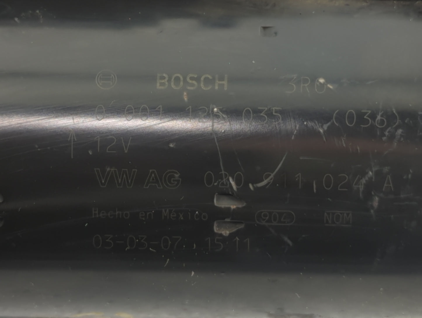 2002-2005 Volkswagen Beetle Car Starter Motor Solenoid OEM P/N:0 001 122 035 Fits Fits 2000 2002 2003 2004 2005 2006 OEM Use