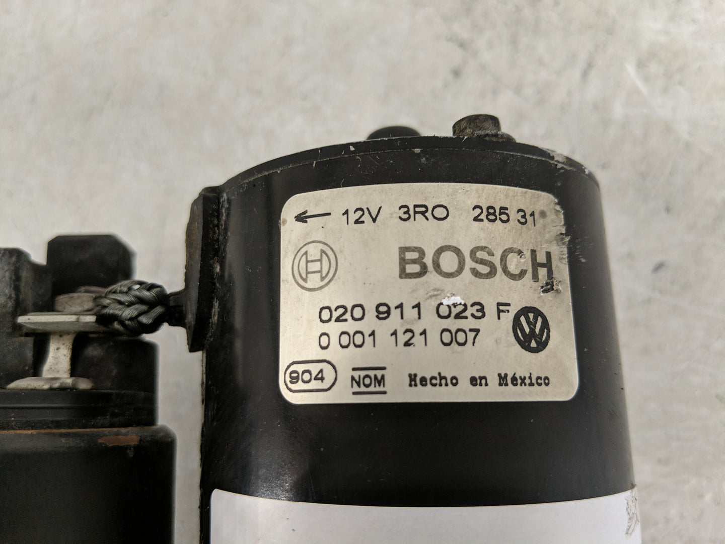 1993-2011 Volkswagen Jetta Car Starter Motor Solenoid OEM P/N:02M 911 023 S Fits OEM Used Auto Parts - Oemusedautoparts1.com