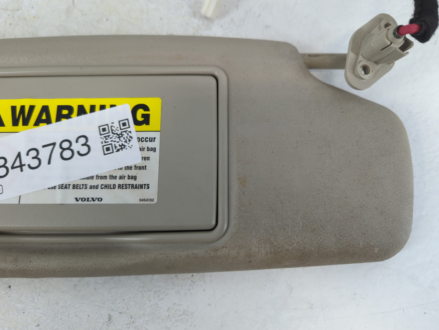 2000-2003 Volvo V40 Sun Visor Shade Replacement Passenger Right Mirror Fits Fits 2000 2001 2002 2003 OEM Used Auto Parts - O