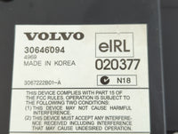 2003 Volvo Xc90 Radio AM FM Cd Player Receiver Replacement P/N:30646094 Fits OEM Used Auto Parts - Oemusedautoparts1.com