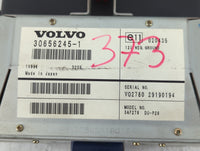 2003 Volvo Xc90 Radio AM FM Cd Player Receiver Replacement P/N:30656245-1 Fits OEM Used Auto Parts - Oemusedautoparts1.com