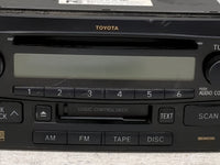2004 Rav4 Radio AM FM Cd Player Receiver Replacement Fits Fits 2003 2005 OEM Used Auto Parts - Oemusedautoparts1.com