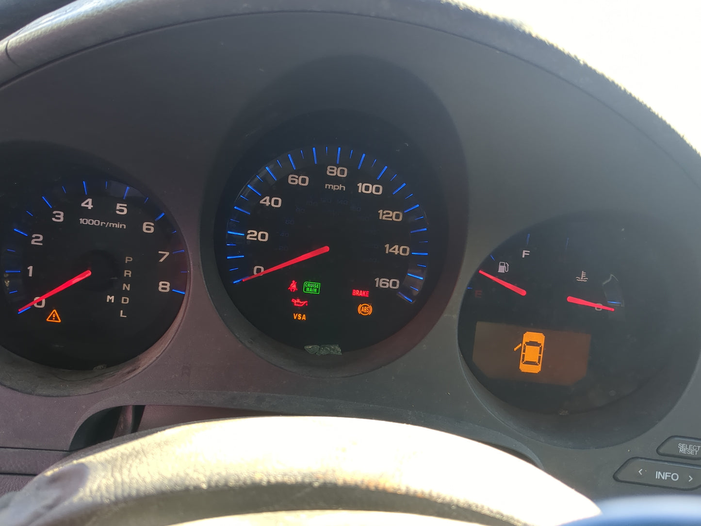 2004 Acura Tl Instrument Cluster Speedometer Gauges Miles:240K Fits OEM Used Auto Parts - Oemusedautoparts1.com