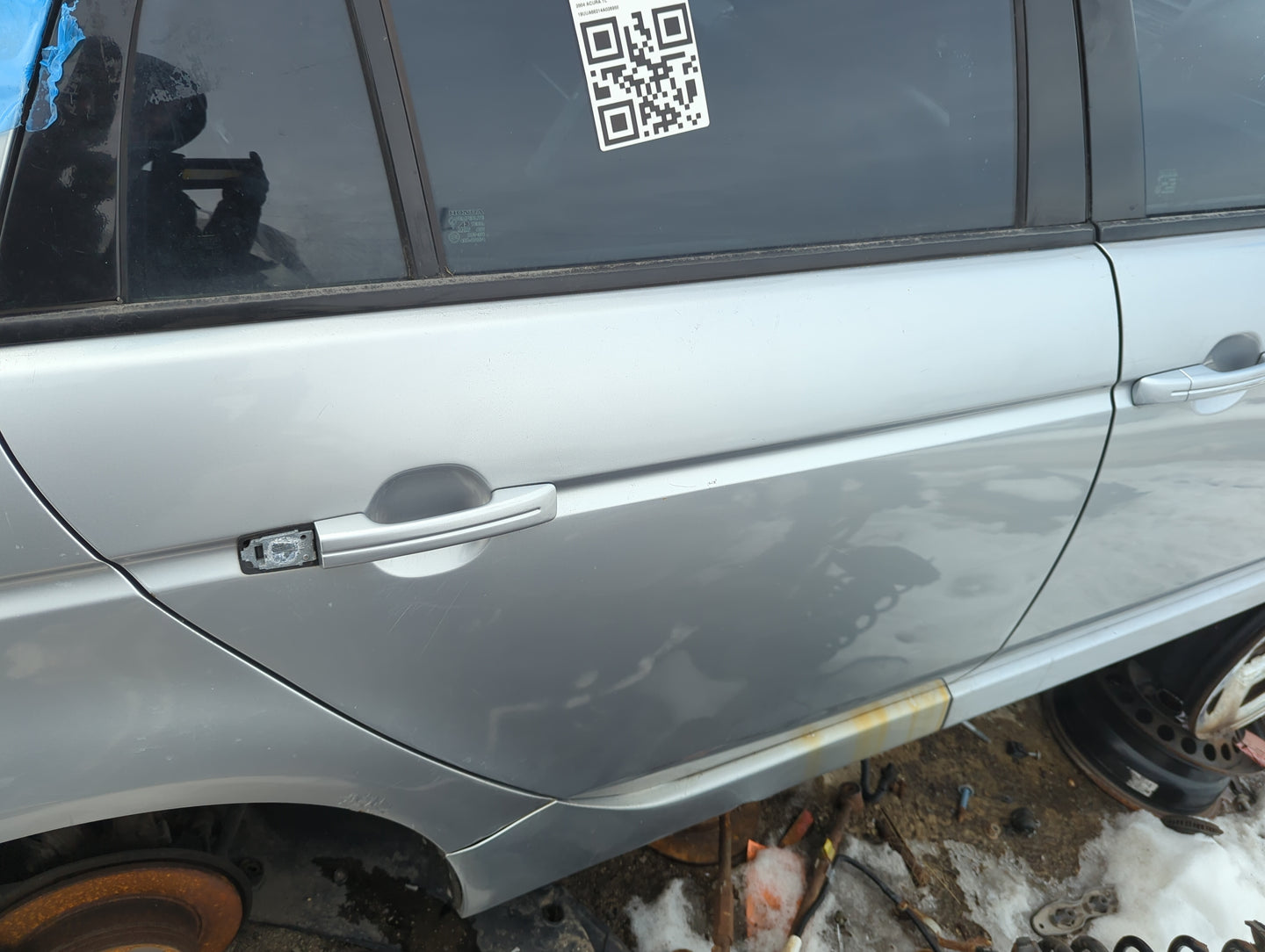2004-2008 Acura Tl Passenger Rear Door Oem - Oemusedautoparts1.com