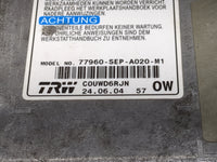 2004 Acura Tl Safety Restraint Srs Airbag Control Module - Oemusedautoparts1.com