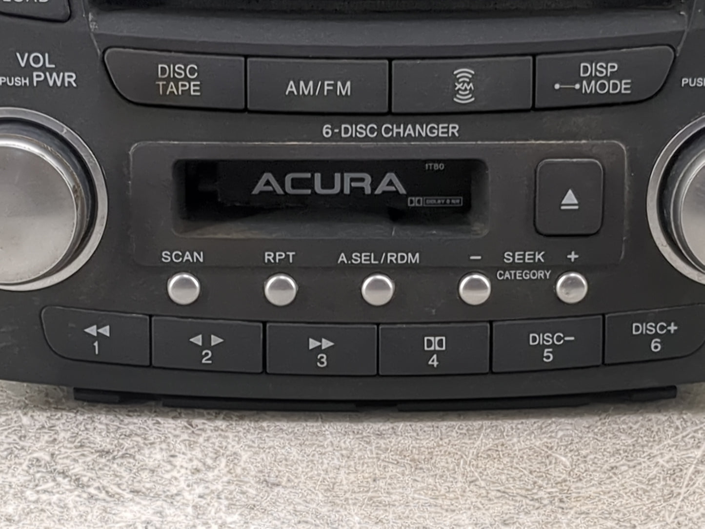 2004-2006 Acura Tl Radio AM FM Cd Player Receiver Replacement P/N:39100-SEP-A400 MCQEH3360Z Fits Fits 2004 2005 2006 OEM Use