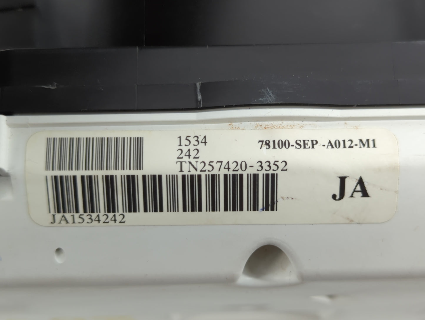 2004 Acura Tl Instrument Cluster Speedometer Gauges P/N:78100-SEP-A012-M1 Fits OEM Used Auto Parts - Oemusedautoparts1.com