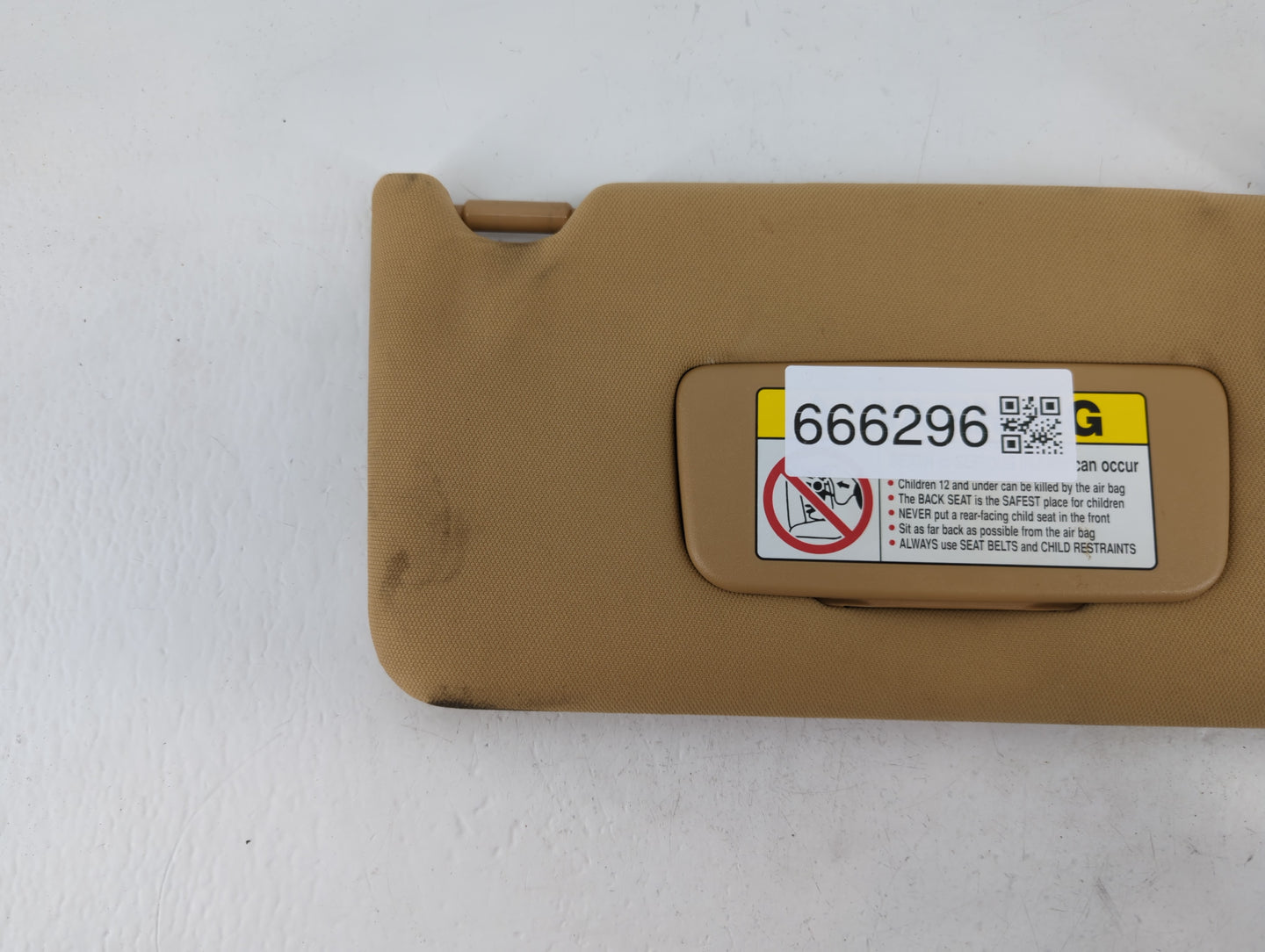2004-2008 Acura Tl Sun Visor Shade Replacement Passenger Right Mirror Fits Fits 2004 2005 2006 2007 2008 OEM Used Auto Parts