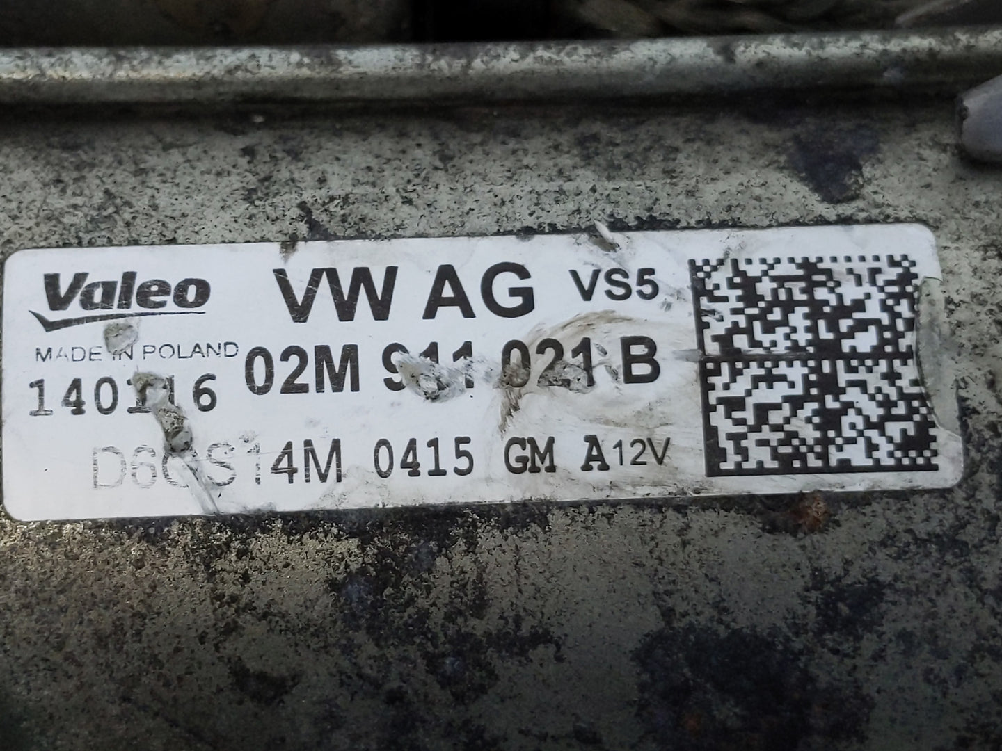 1999-2005 Audi A4 Car Starter Motor Solenoid OEM P/N:02M 911 021 B Fits Fits 1999 2000 2001 2002 2003 2004 2005 OEM Used Aut