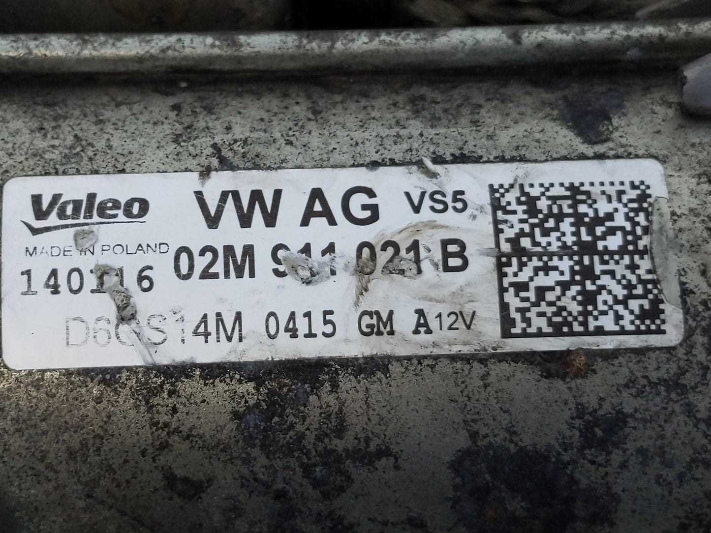 1999-2005 Audi A4 Car Starter Motor Solenoid OEM P/N:02M 911 021 B Fits Fits 1999 2000 2001 2002 2003 2004 2005 OEM Used Aut