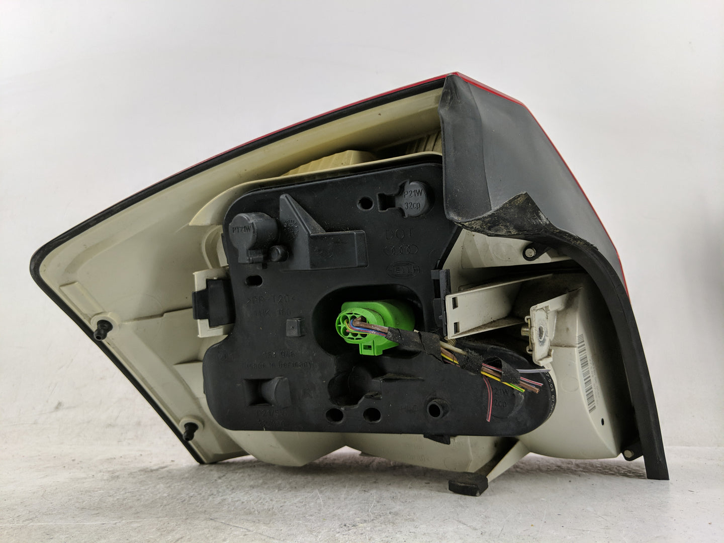 2002-2005 Audi A4 Tail Light Assembly Passenger Right OEM Fits Fits 2002 2003 2004 2005 OEM Used Auto Parts - Oemusedautopar