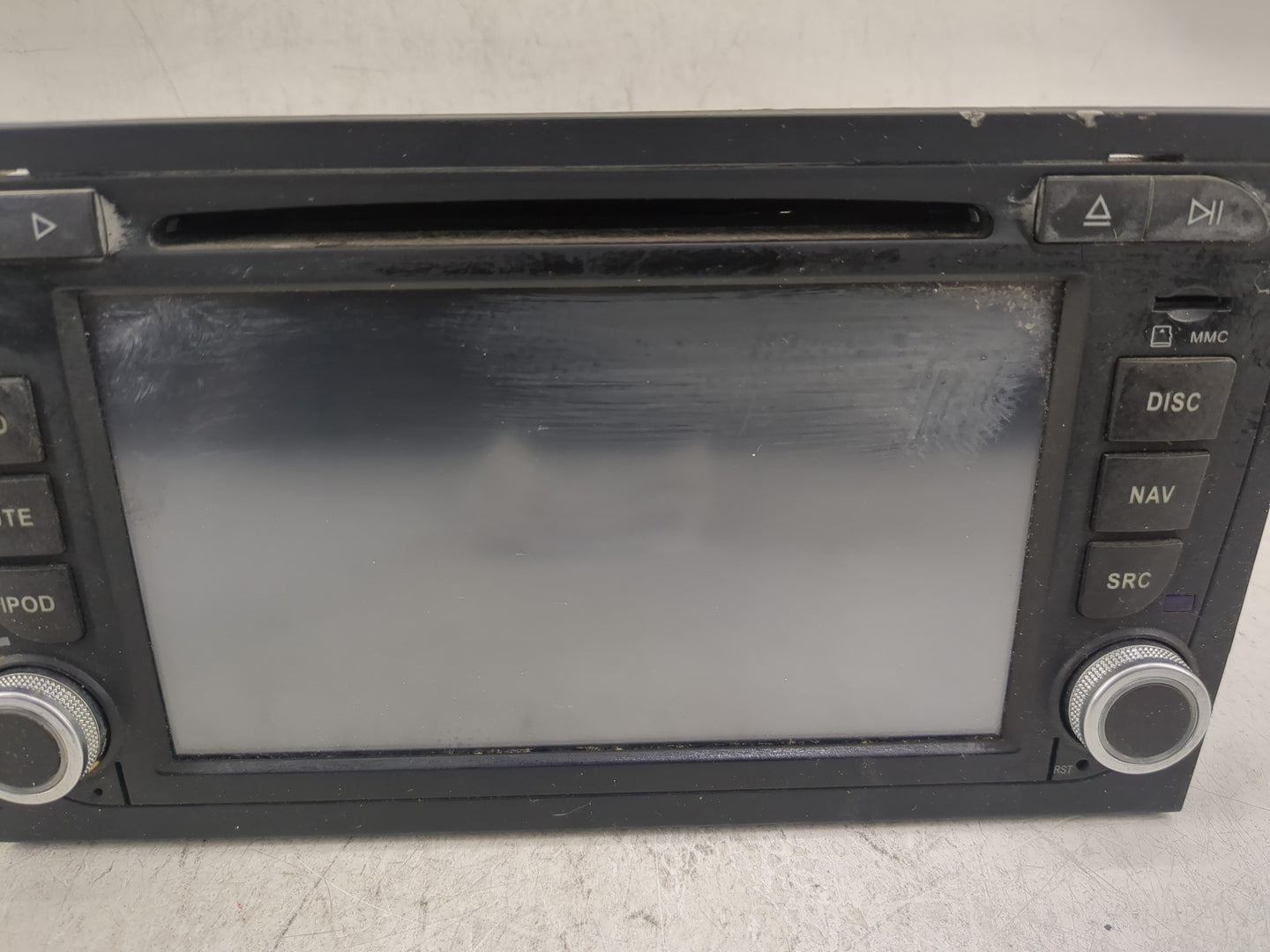 2002-2008 Audi A4 Radio AM FM Cd Player Receiver Replacement Fits Fits 2002 2003 2004 2005 2006 2007 2008 OEM Used Auto Part
