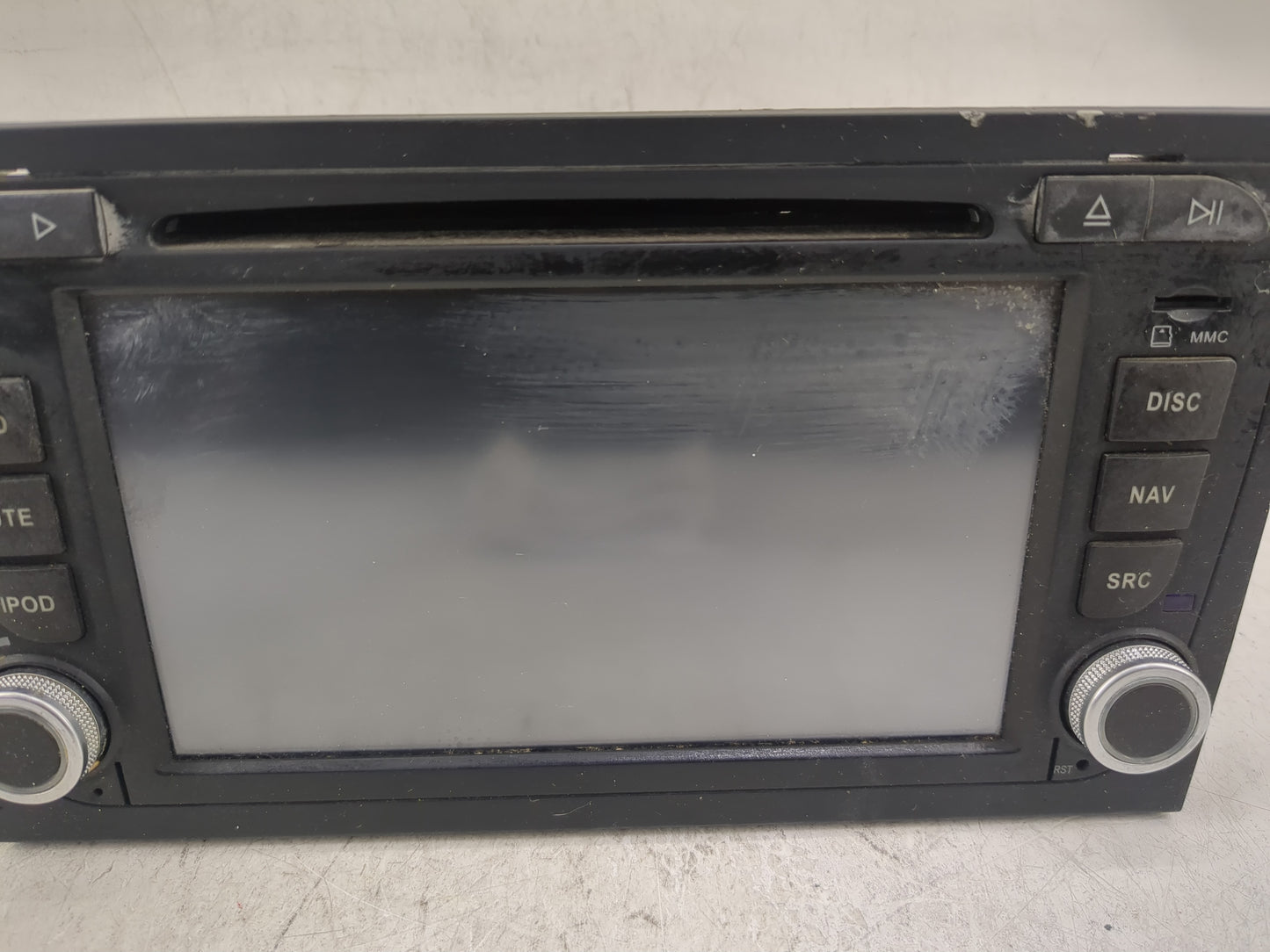 2002-2008 Audi A4 Radio AM FM Cd Player Receiver Replacement Fits Fits 2002 2003 2004 2005 2006 2007 2008 OEM Used Auto Part