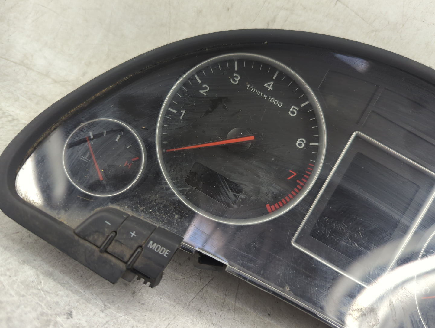 2004 Audi A4 Instrument Cluster Speedometer Gauges Miles: Fits OEM Used Auto Parts - Oemusedautoparts1.com