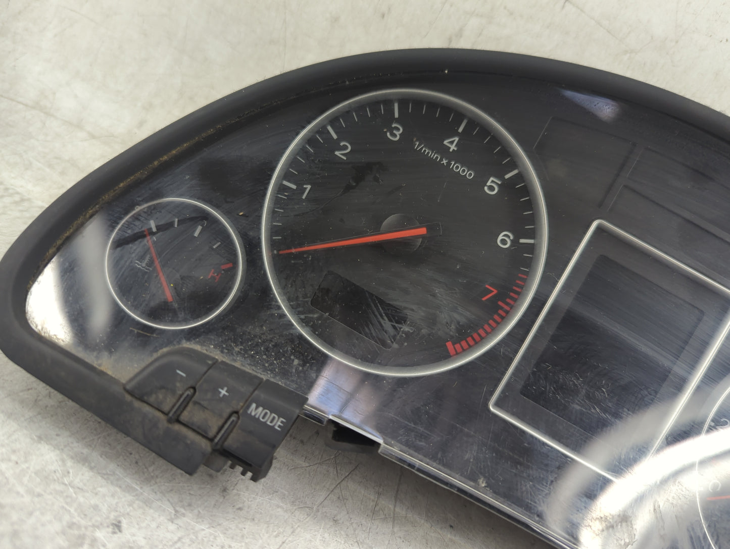 2004 Audi A4 Instrument Cluster Speedometer Gauges Miles: Fits OEM Used Auto Parts - Oemusedautoparts1.com