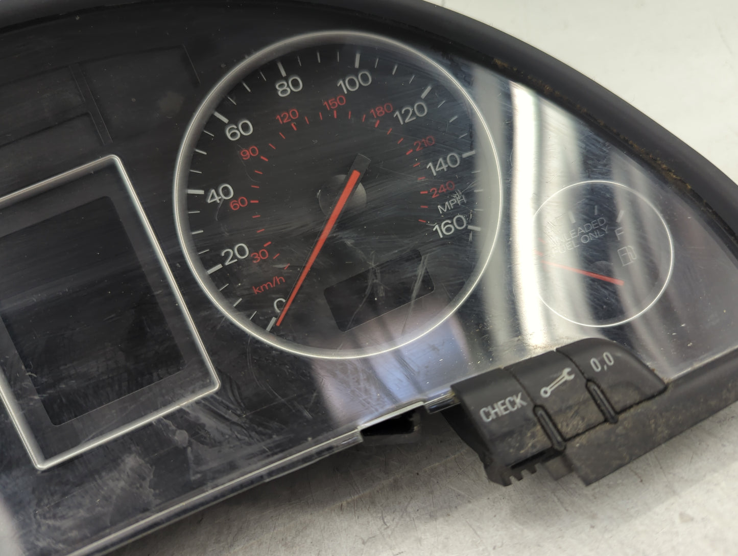 2004 Audi A4 Instrument Cluster Speedometer Gauges Miles: Fits OEM Used Auto Parts - Oemusedautoparts1.com
