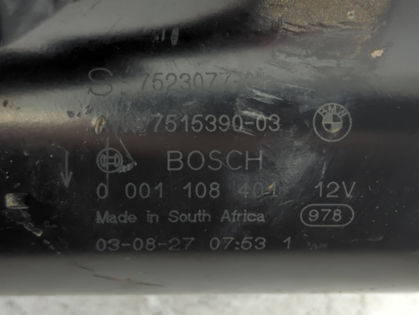 2002-2005 Bmw 325i Car Starter Motor Solenoid OEM P/N:0 001 108 401 Fits Fits 2002 2003 2004 2005 2006 OEM Used Auto Parts -