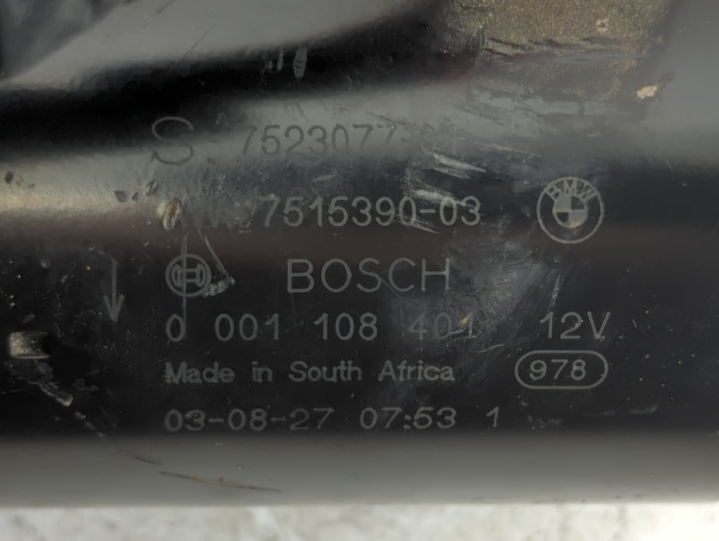 2002-2005 Bmw 325i Car Starter Motor Solenoid OEM P/N:0 001 108 401 Fits Fits 2002 2003 2004 2005 2006 OEM Used Auto Parts -