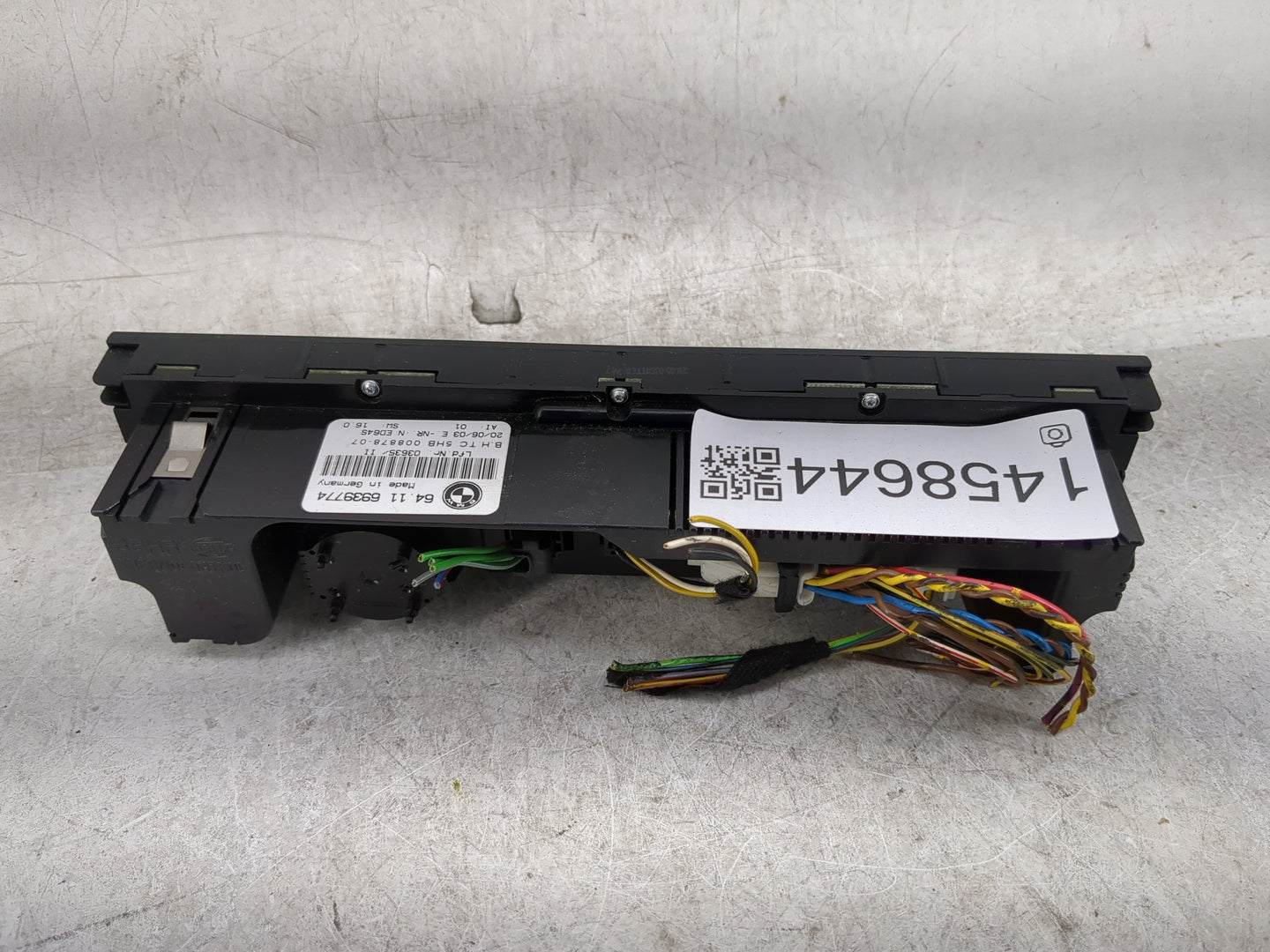2001-2006 Bmw 330i Climate Control Module Temperature AC/Heater Replacement P/N:6939774 Fits OEM Used Auto Parts - Oemusedau
