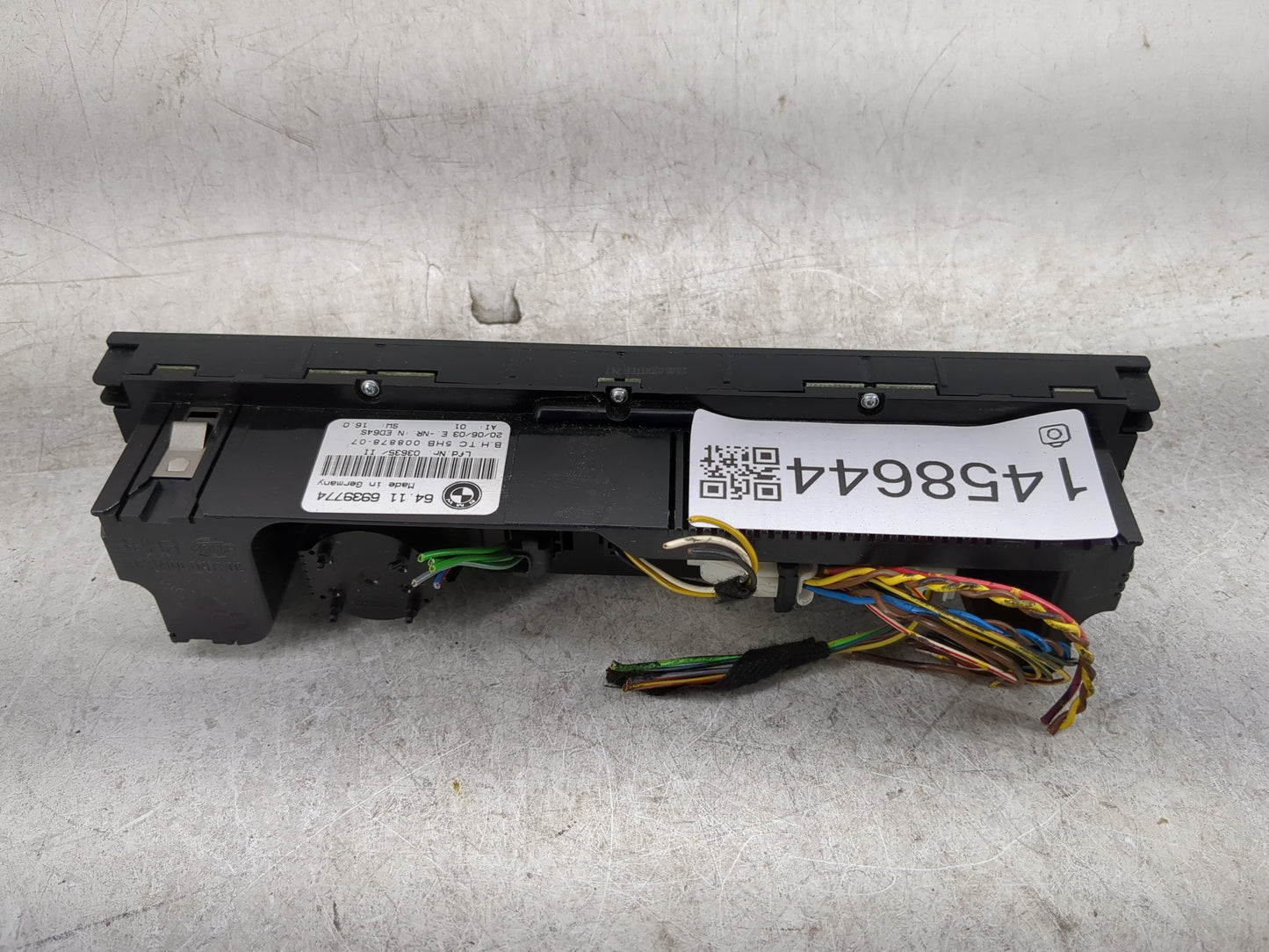 2001-2006 Bmw 330i Climate Control Module Temperature AC/Heater Replacement P/N:6939774 Fits OEM Used Auto Parts - Oemusedau