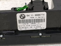 2001-2006 Bmw 330i Climate Control Module Temperature AC/Heater Replacement P/N:6939774 Fits OEM Used Auto Parts - Oemusedau