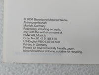 2004 Bmw 525i Owners Manual Book Guide OEM Used Auto Parts - Oemusedautoparts1.com