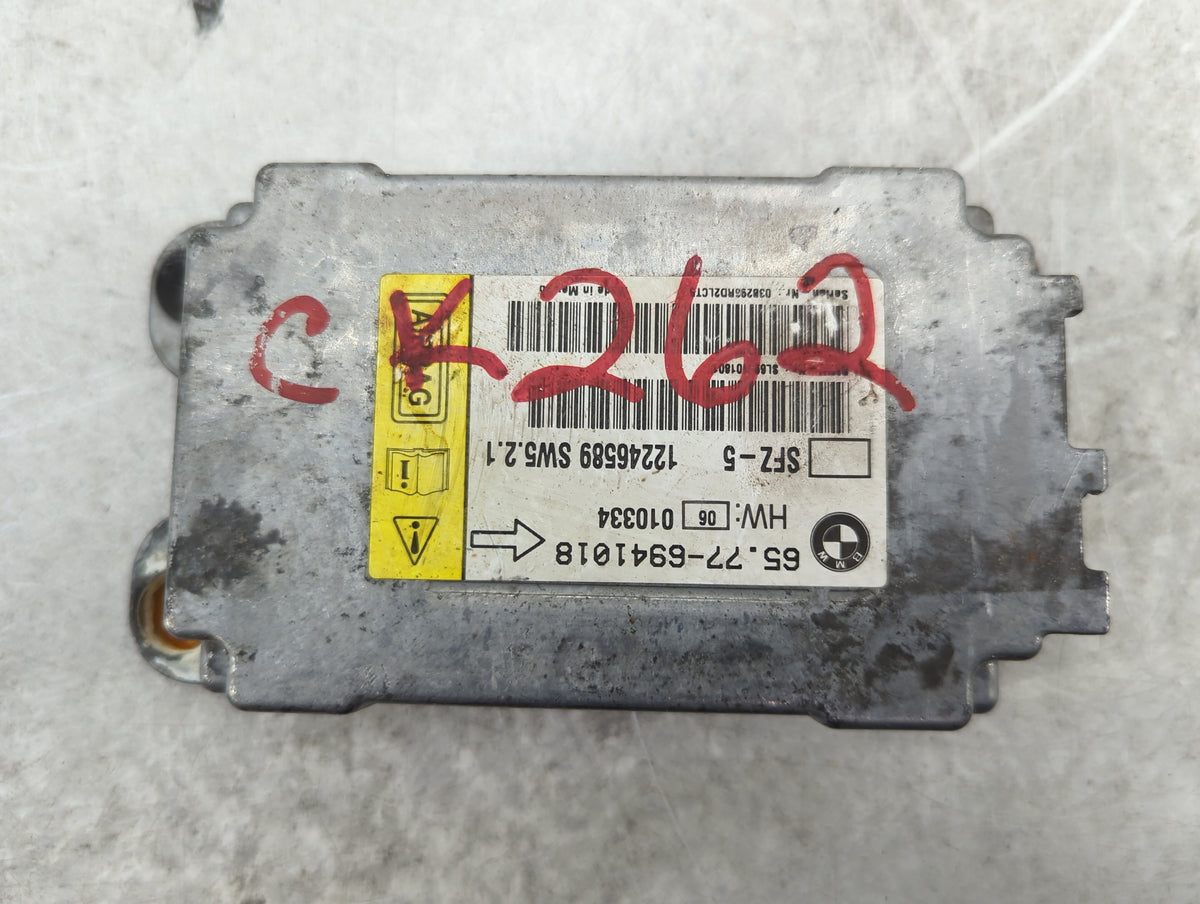 Bmw 530 Safety Restraint Srs Airbag Control Module - Oemusedautoparts1.com