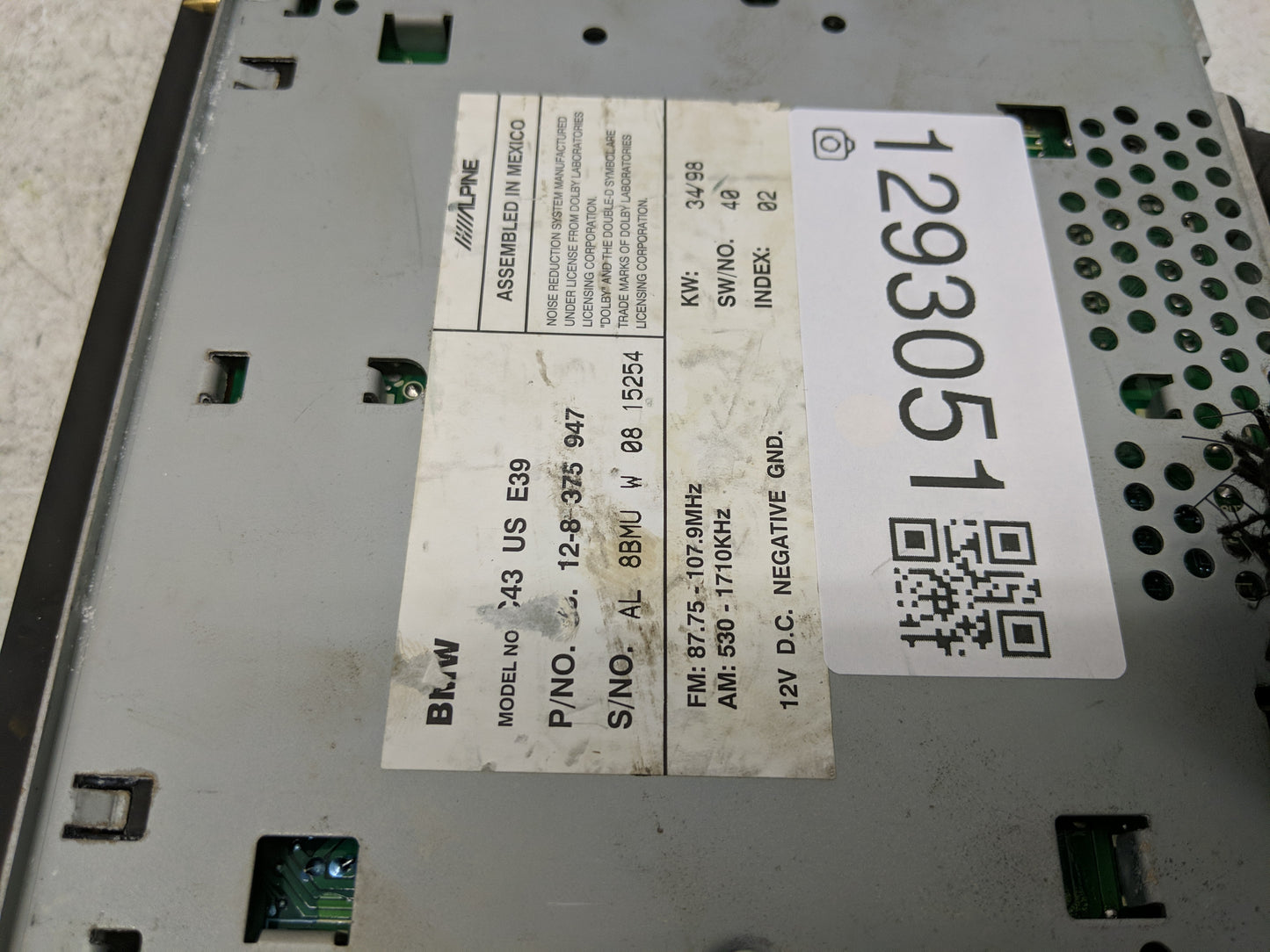 2004-2007 Bmw 530i Information Display Screen - Oemusedautoparts1.com
