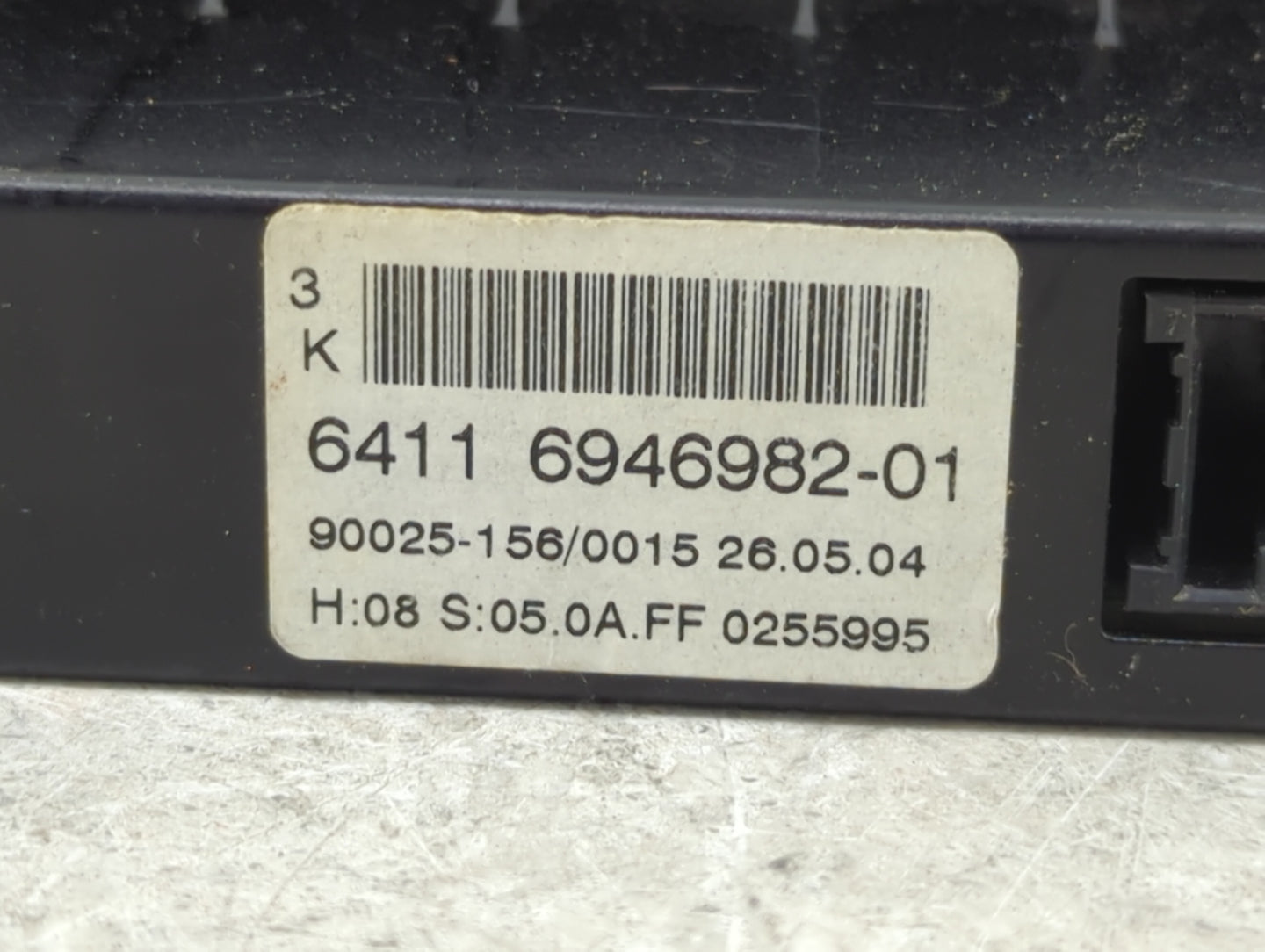 2004 Bmw 530i Climate Control Module Temperature AC/Heater Replacement P/N:6411 6942685-01 64116942685 Fits OEM Used Auto Pa