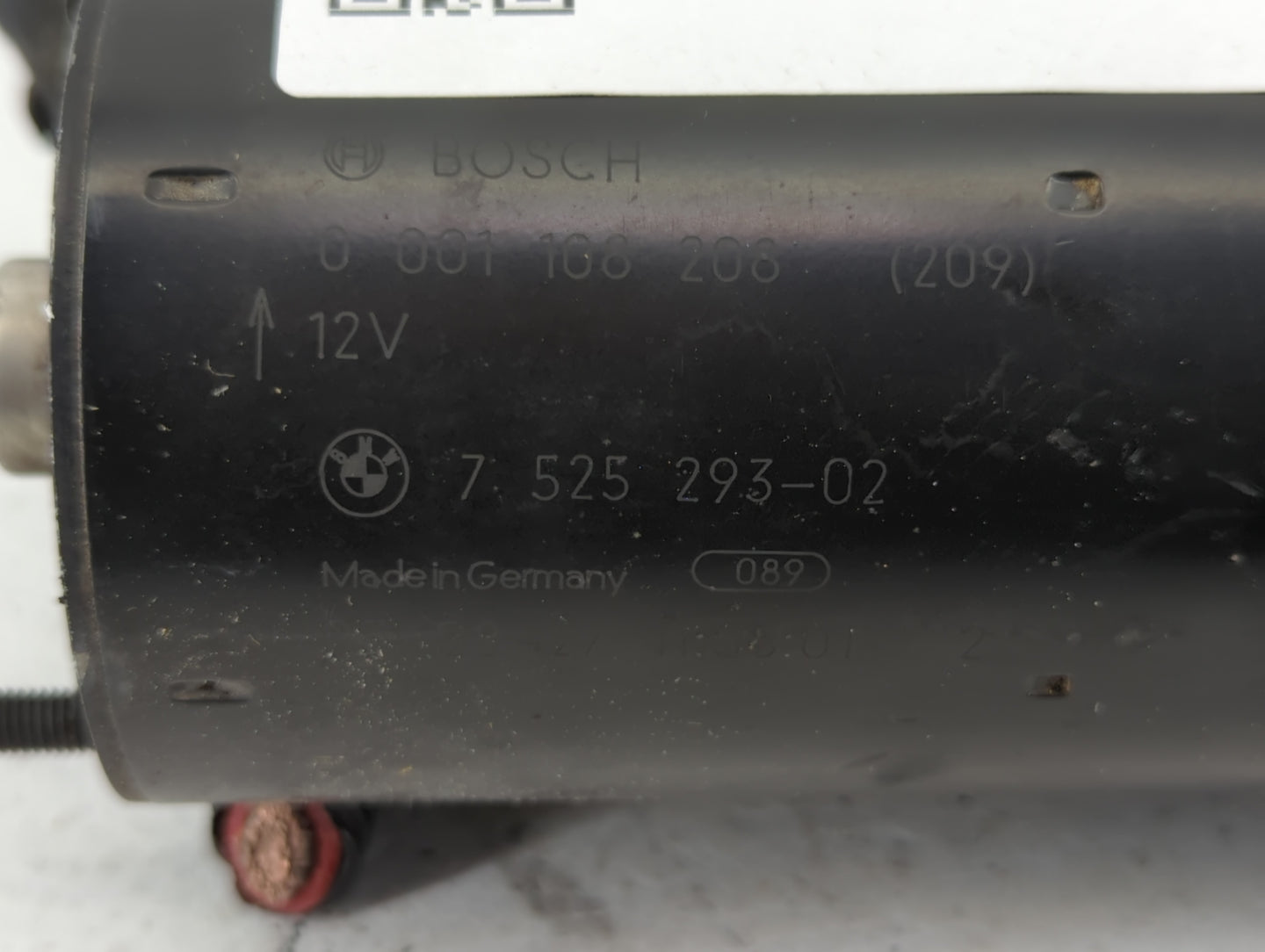 2004-2005 Bmw 545i Car Starter Motor Solenoid OEM P/N:7 525 293-02 0 001 108 208 Fits Fits 2004 2005 2006 2007 2008 2009 201