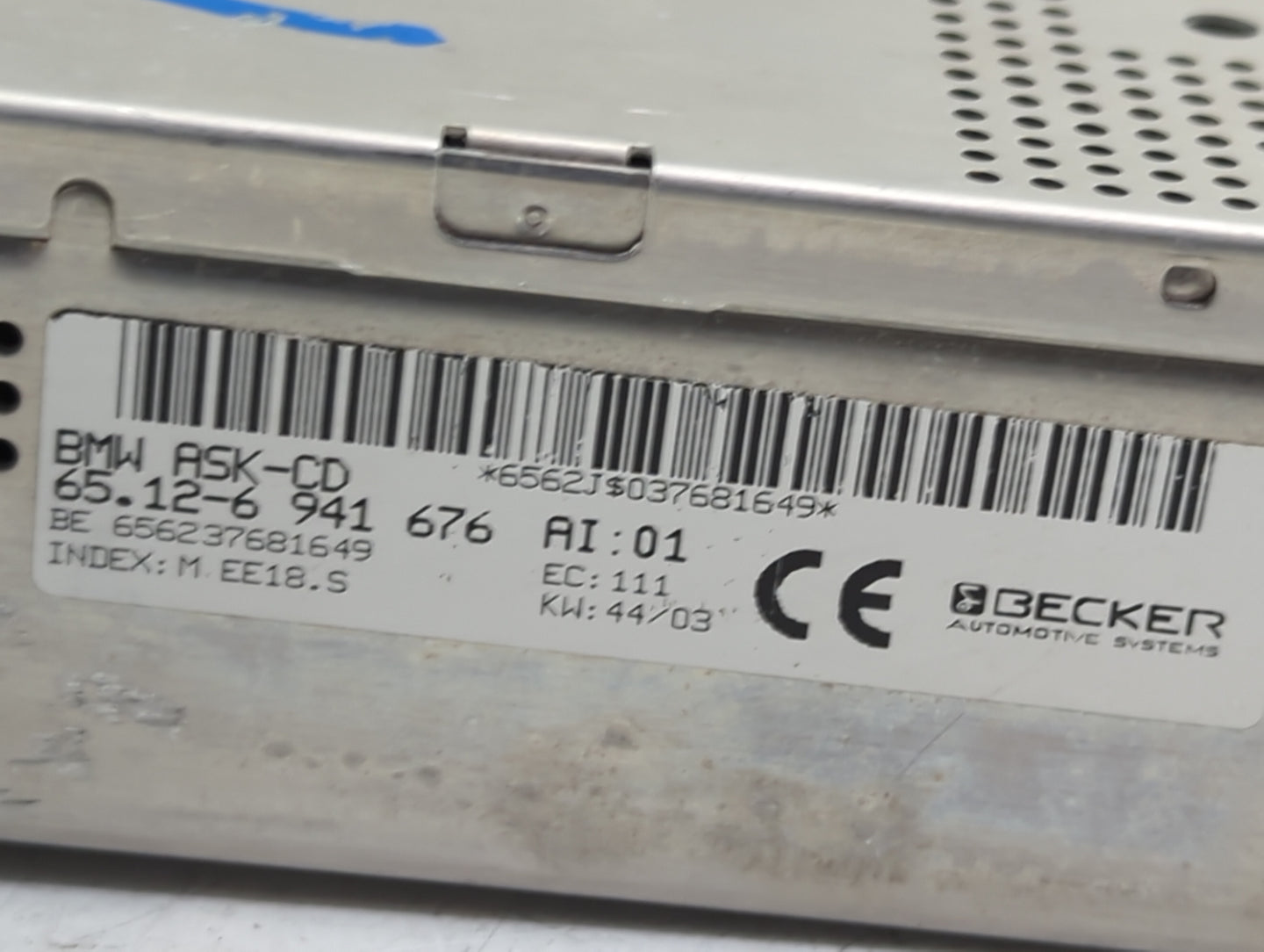 2003-2005 Bmw 745i Radio Cd Changer 65.12-6941676|65126941676 - Oemusedautoparts1.com