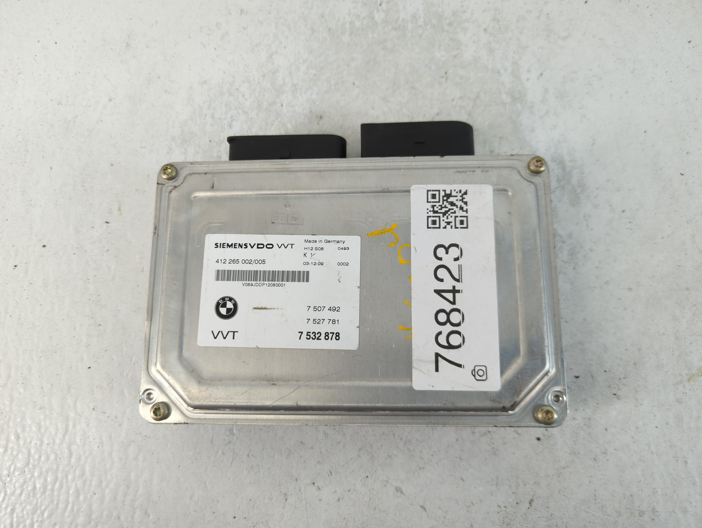 2004 Bmw 745i PCM Engine Control Computer ECU ECM PCU OEM P/N:7 532 878 Fits OEM Used Auto Parts - Oemusedautoparts1.com
