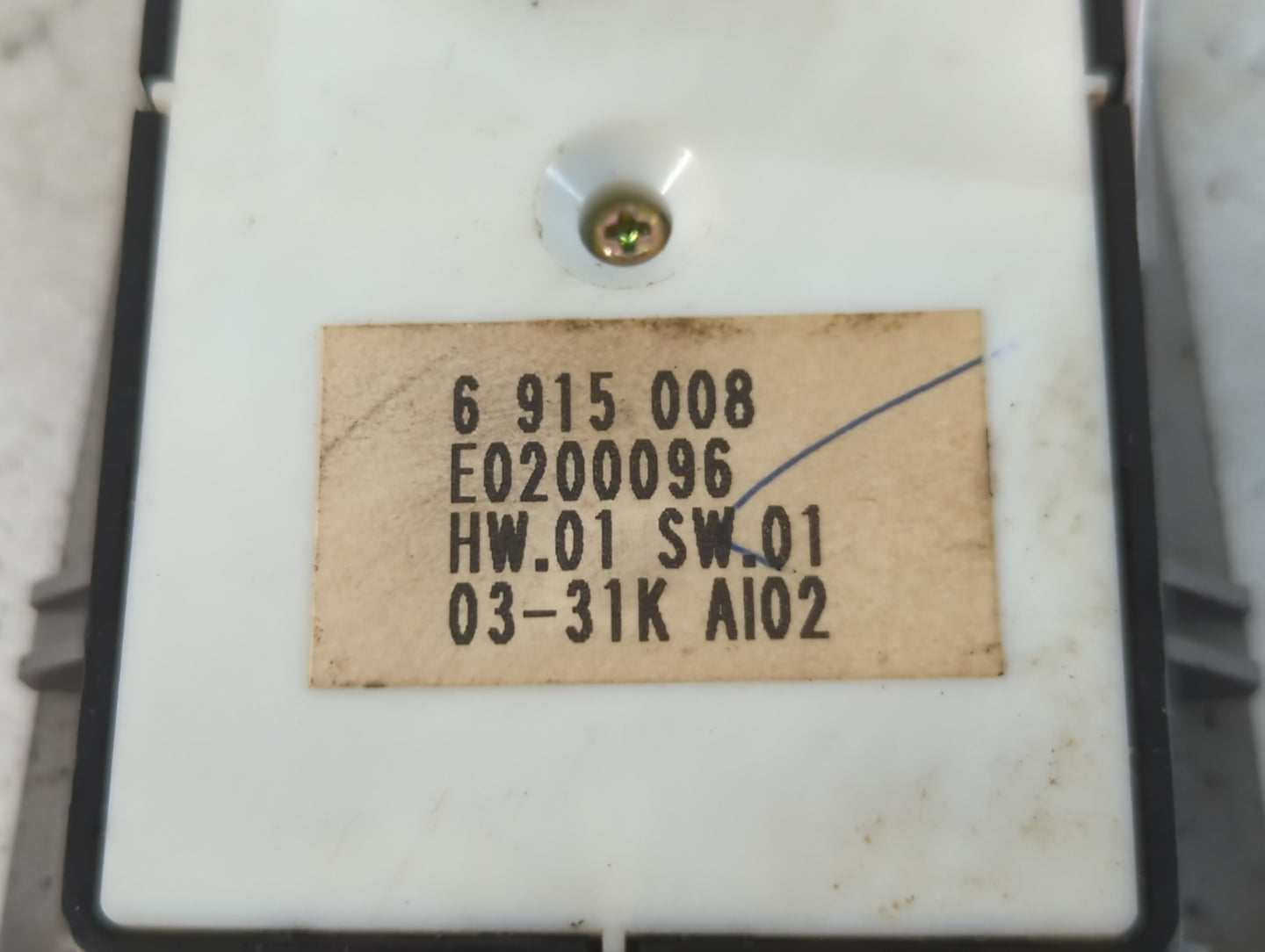 2002-2005 Bmw 745i Master Power Window Switch Replacement Driver Side Left P/N:03-31K 6 915 008 Fits Fits 2002 2003 2004 200