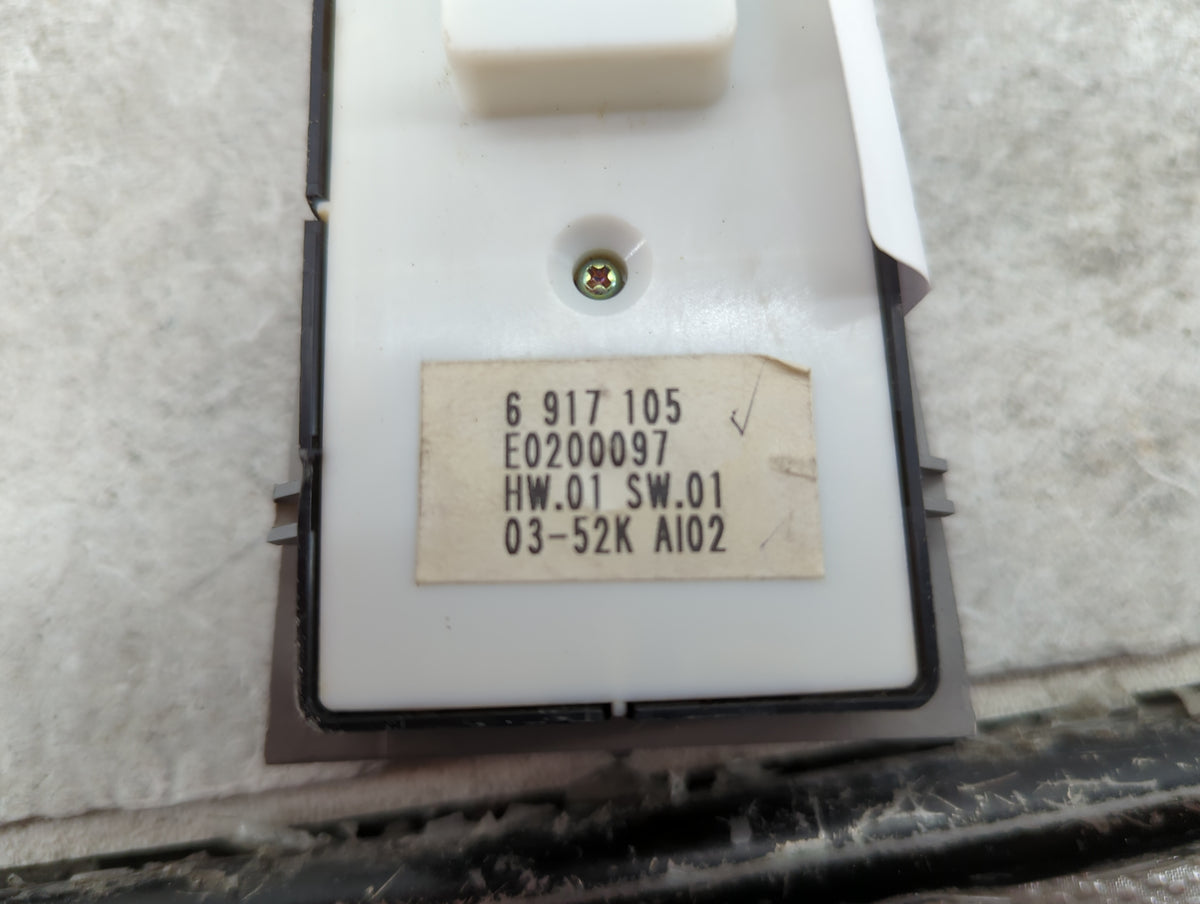 2004-2005 Bmw 760i Master Power Window Switch Replacement Driver Side Left P/N:6917105 E0200097 Fits Fits 2002 2003 2004 200