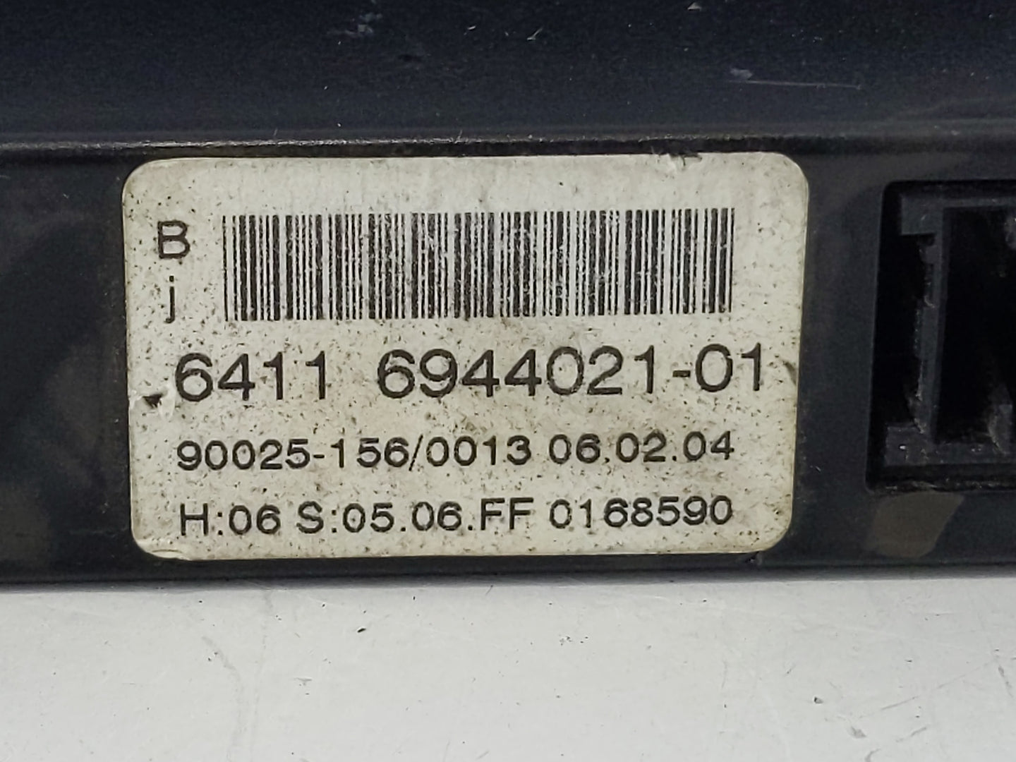 2004 Bmw Bmw 645i Climate Control Module Temperature AC/Heater Replacement P/N:90025-156/0013 6411 6944021-01 Fits OEM Used 