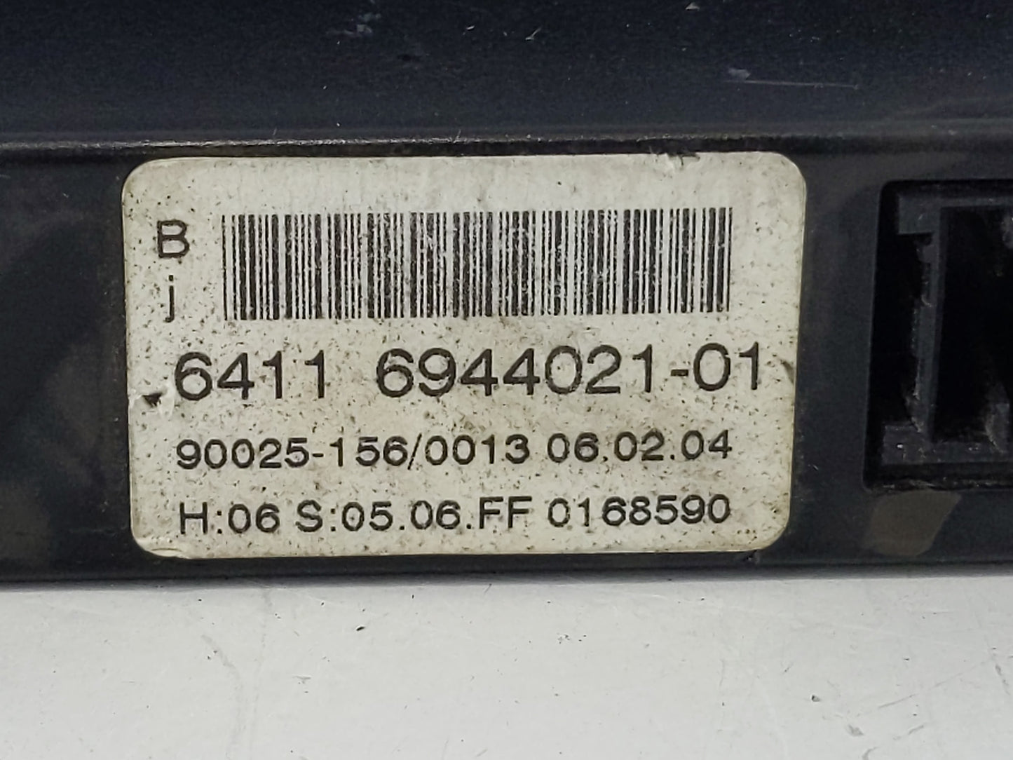 2004 Bmw Bmw 645i Climate Control Module Temperature AC/Heater Replacement P/N:90025-156/0013 6411 6944021-01 Fits OEM Used 