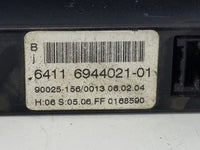 2004 Bmw Bmw 645i Climate Control Module Temperature AC/Heater Replacement P/N:90025-156/0013 6411 6944021-01 Fits OEM Used 