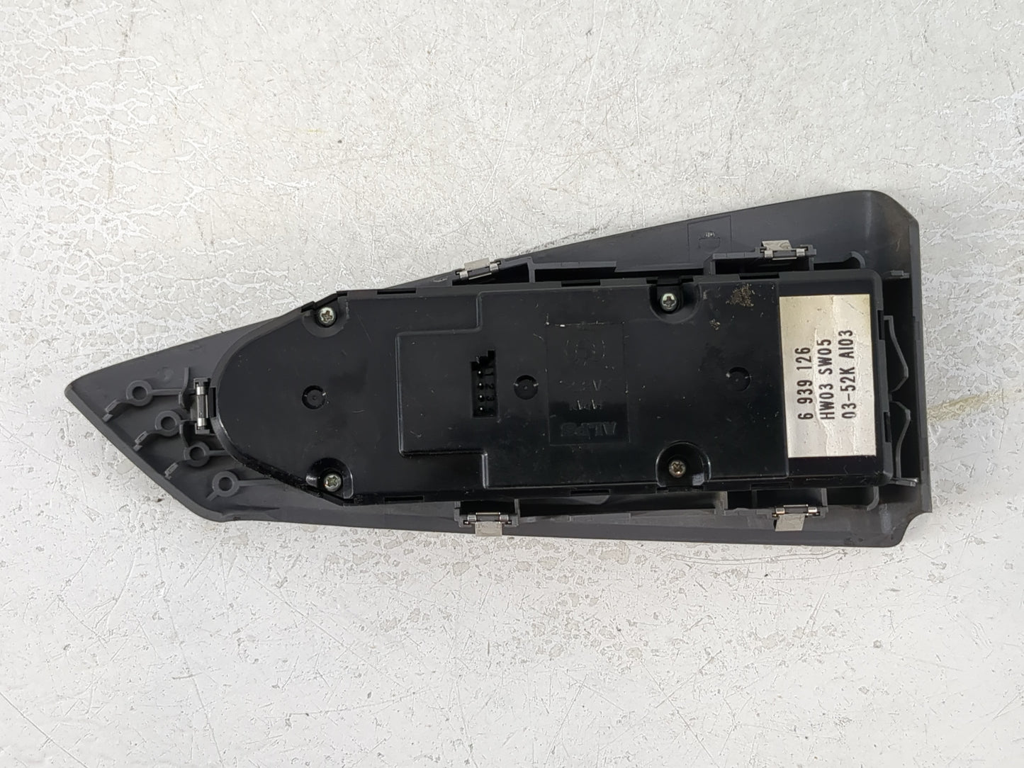 2004 Bmw Bmw 645i Master Power Window Switch Replacement Driver Side Left P/N:6 939 126 Fits Fits 2005 OEM Used Auto Parts -