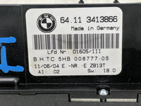 2004-2010 Bmw X3 Climate Control Module Temperature AC/Heater Replacement P/N:64113413866 5HB00877705 Fits OEM Used Auto Par