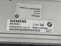 2004-2005 Bmw X3 PCM Engine Control Computer ECU ECM PCU OEM P/N:5WK93019 Fits Fits 2004 2005 OEM Used Auto Parts - Oemuseda