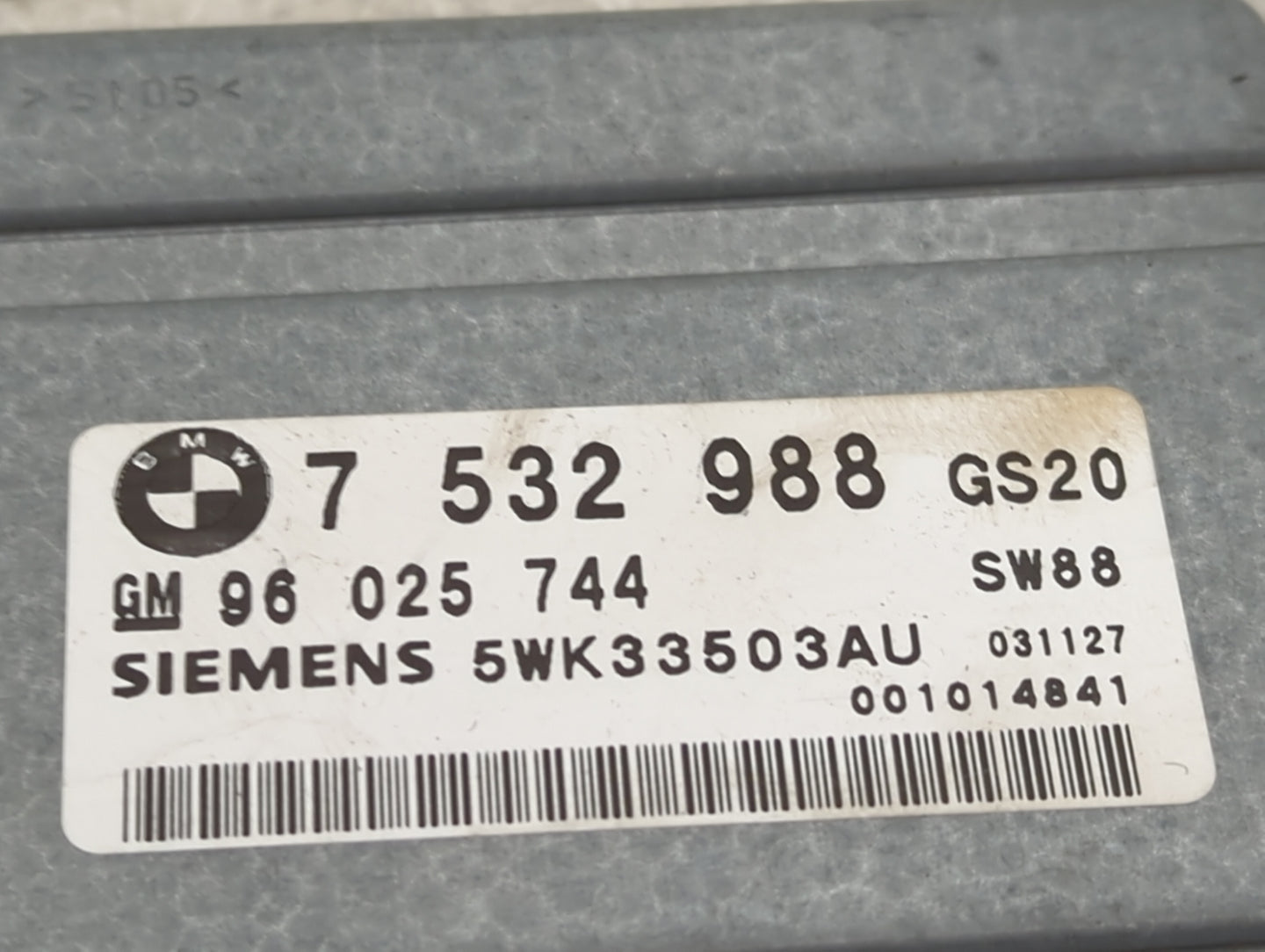 2004-2004 Bmw X3 Transmission Control Module Tcu Tcm - Oemusedautoparts1.com