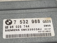 2004-2004 Bmw X3 Transmission Control Module Tcu Tcm - Oemusedautoparts1.com