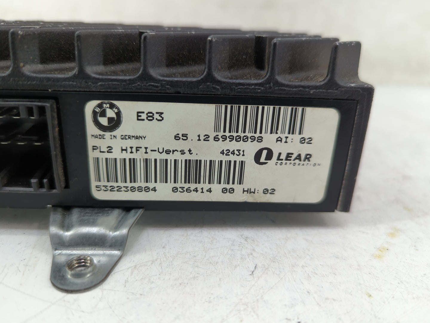 2004 Bmw X3 Radio Speaker Amplifier 65126990098|532230804 - Oemusedautoparts1.com