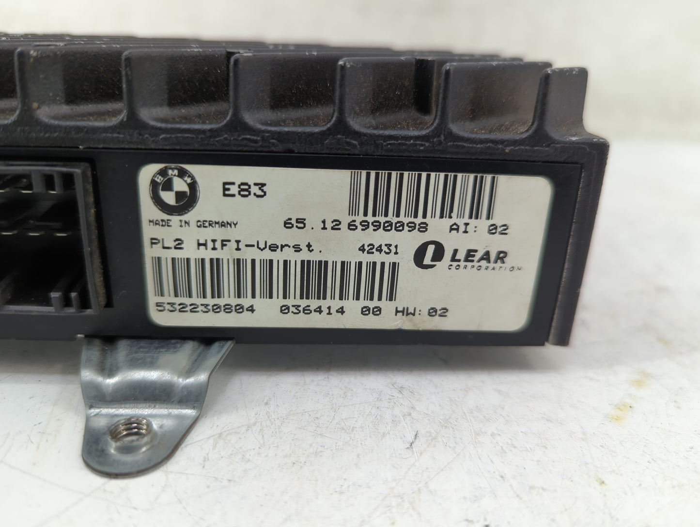 2004 Bmw X3 Radio Speaker Amplifier 65126990098|532230804 - Oemusedautoparts1.com