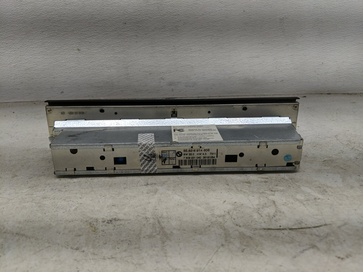 2000-2006 Bmw X5 Radio AM FM Cd Player Receiver Replacement P/N:35191054 7 609 231 040 Fits OEM Used Auto Parts - Oemusedaut