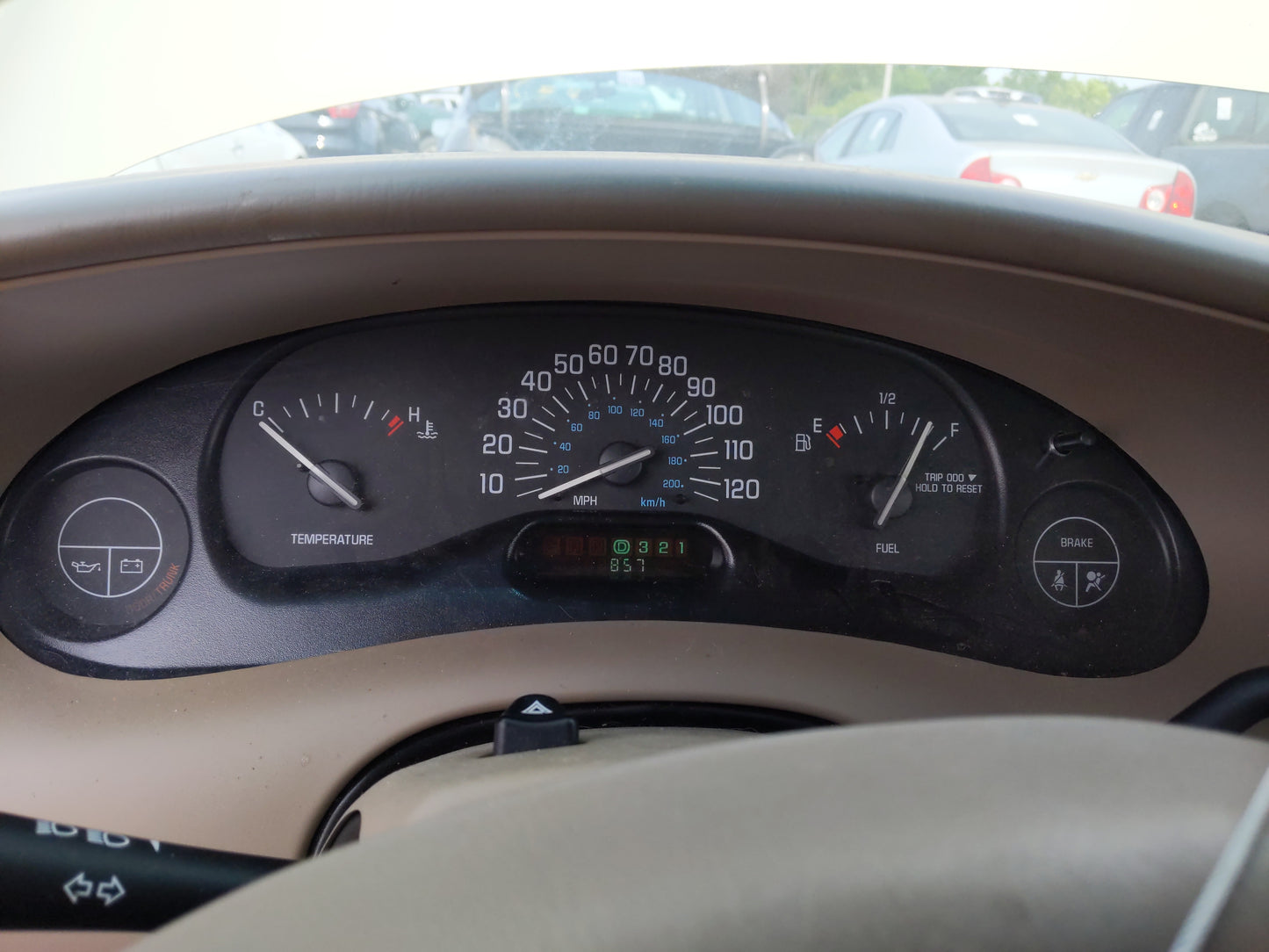 2003-2004 Buick Century Instrument Cluster Speedometer Gauges Fits Fits 2003 2004 OEM Used Auto Parts - Oemusedautoparts1.co