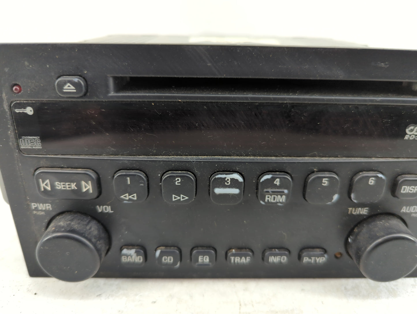 2004-2005 Buick Century Radio AM FM Cd Player Receiver Replacement P/N:10346985 Fits Fits 2004 2005 2006 2007 OEM Used Auto 